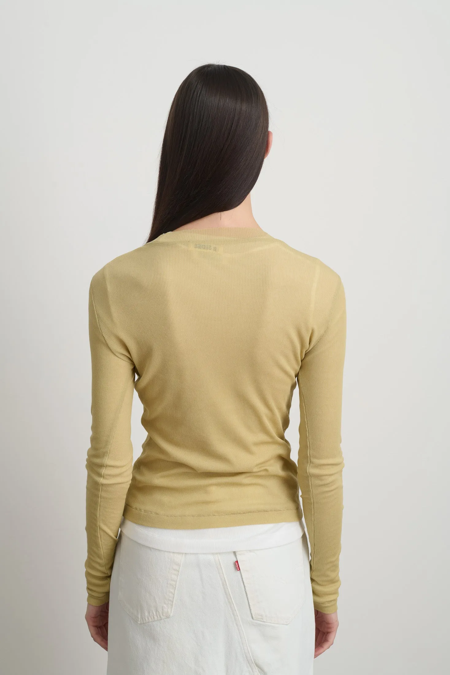 Henri Rib Tee Honey sold by B Sides Jeans product image thumbnail 2