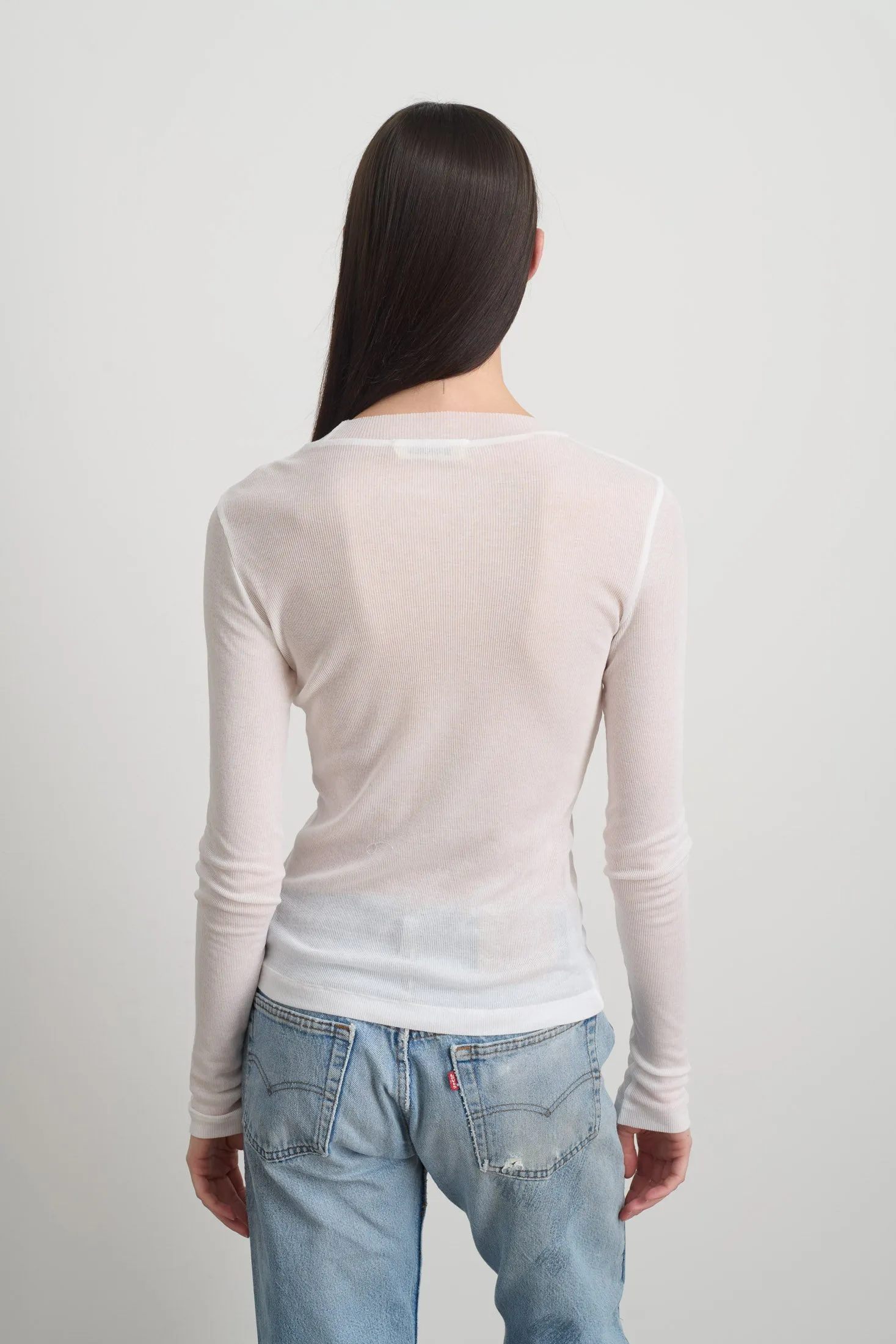 Henri Tee White sold by B Sides Jeans product image thumbnail 2