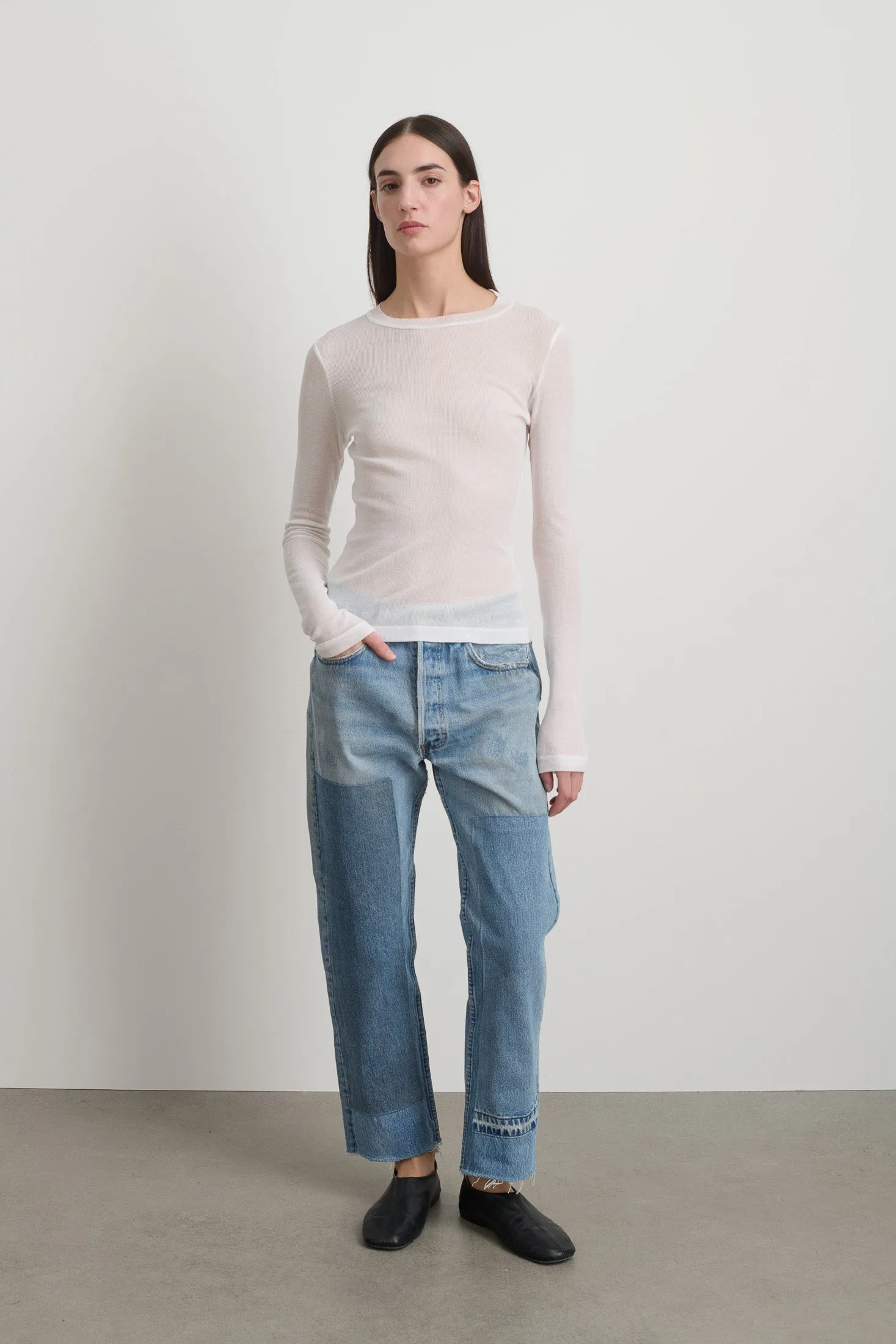 Henri Tee White sold by B Sides Jeans product image thumbnail 3