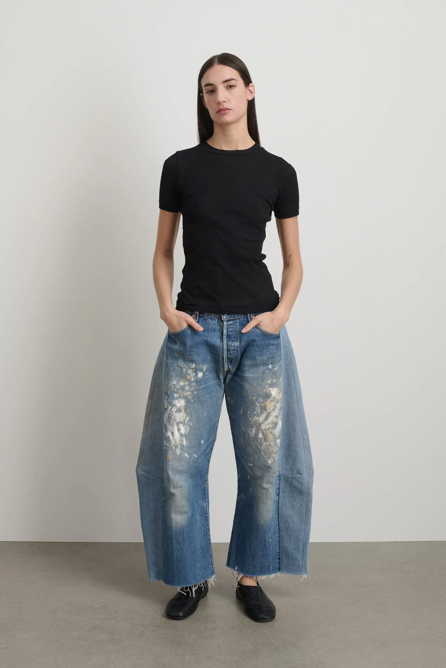 Vivien Rib Tee Black sold by B Sides Jeans product image thumbnail 3
