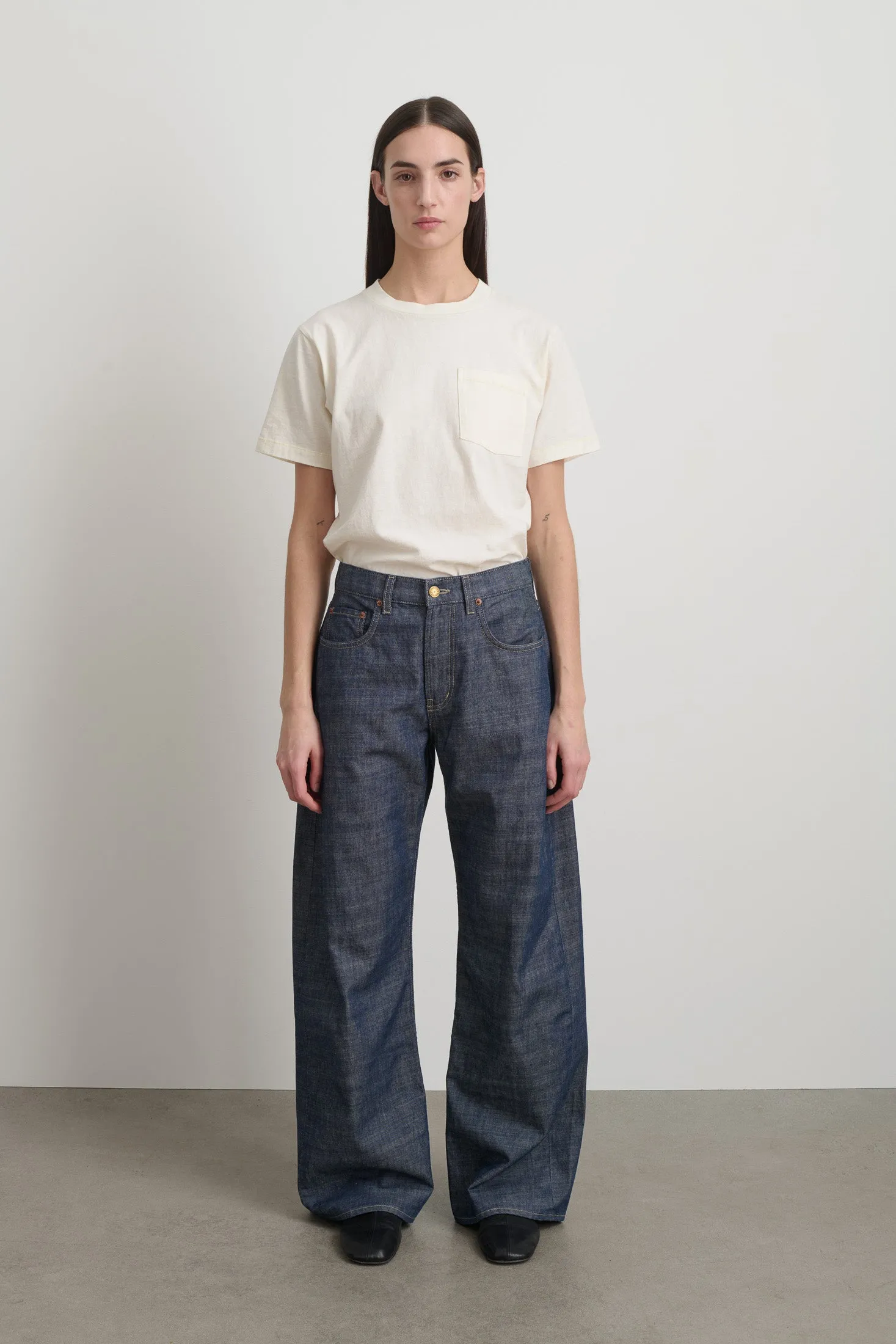 Floppy Jean Indigo Rinse sold by B Sides Jeans