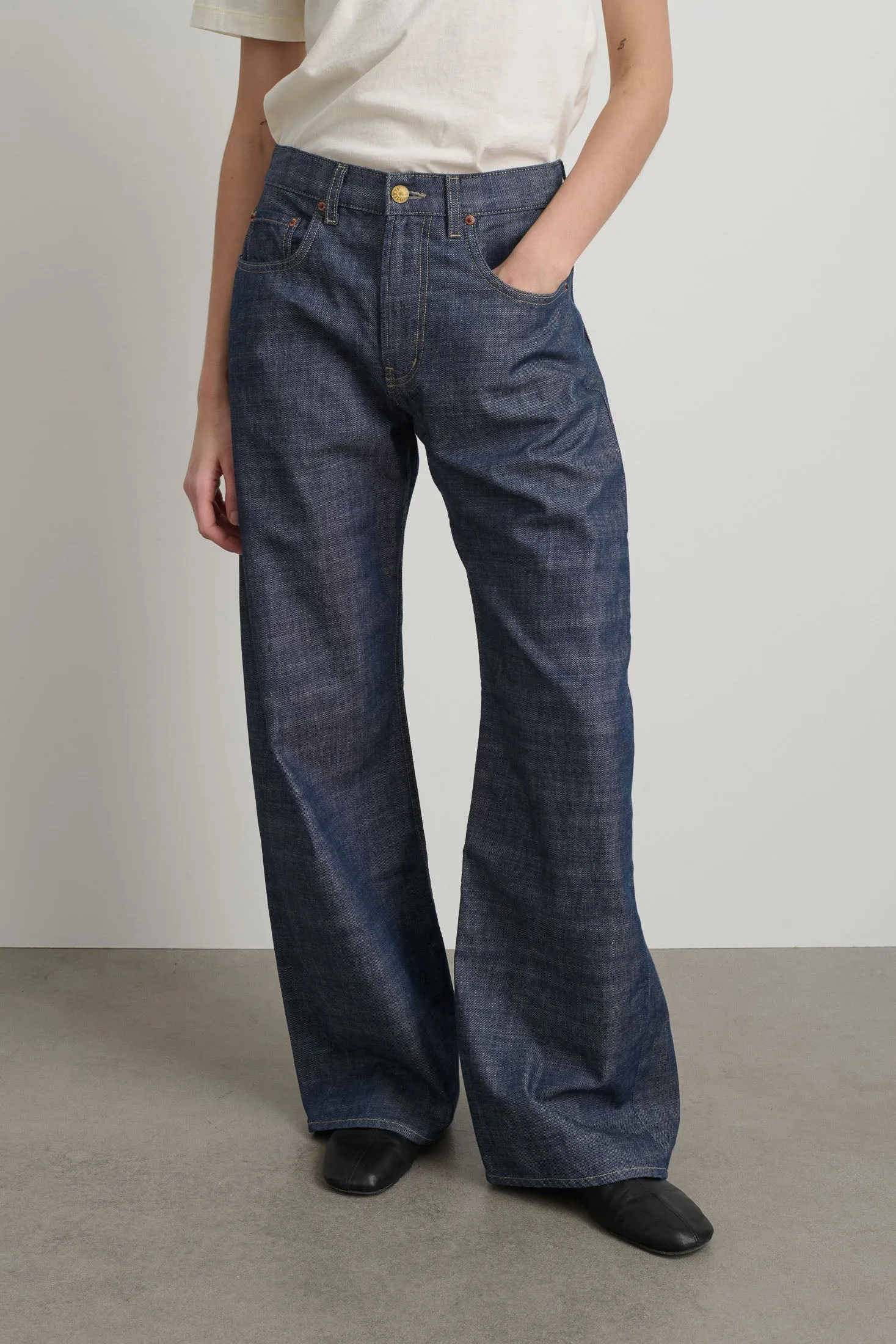 Floppy Jean Indigo Rinse sold by B Sides Jeans product image thumbnail 5