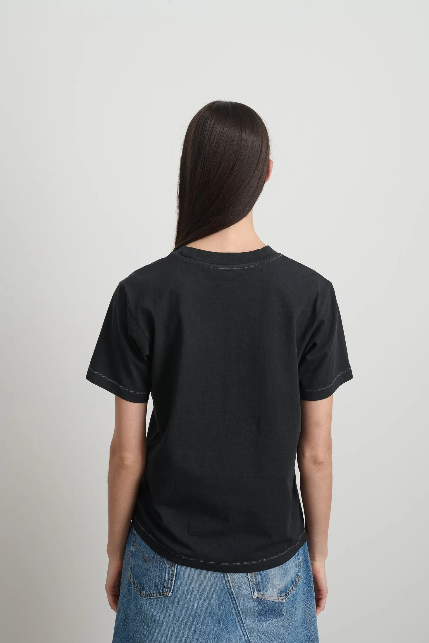 Pocket Tee Faded Black Overdye sold by B Sides Jeans product image thumbnail 2