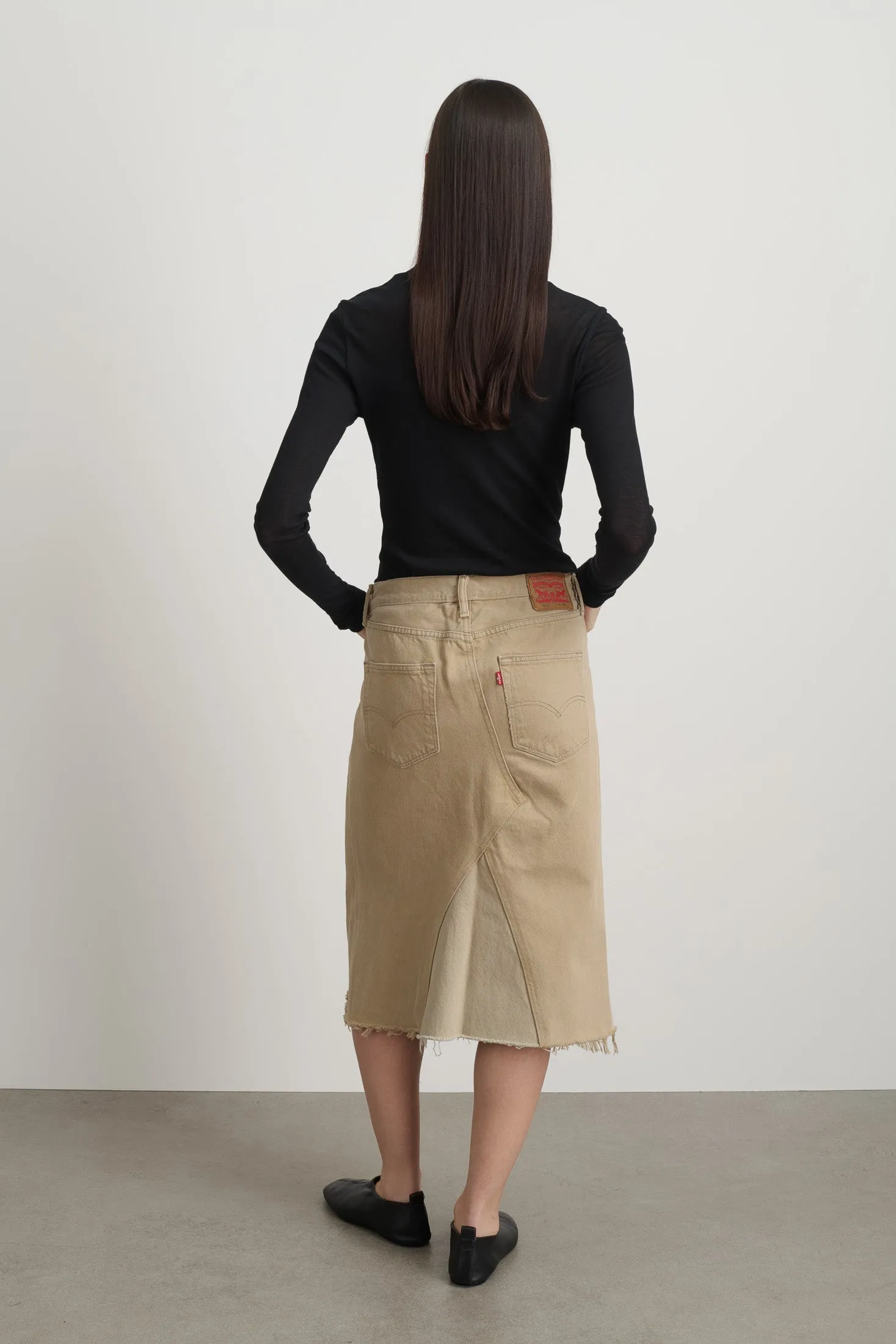 Vintage Skirt Vintage Khaki sold by B Sides Jeans product image thumbnail 3