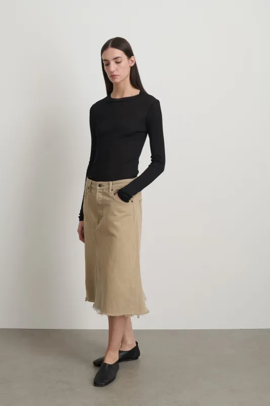 Vintage Skirt Vintage Khaki made by B Sides Jeans