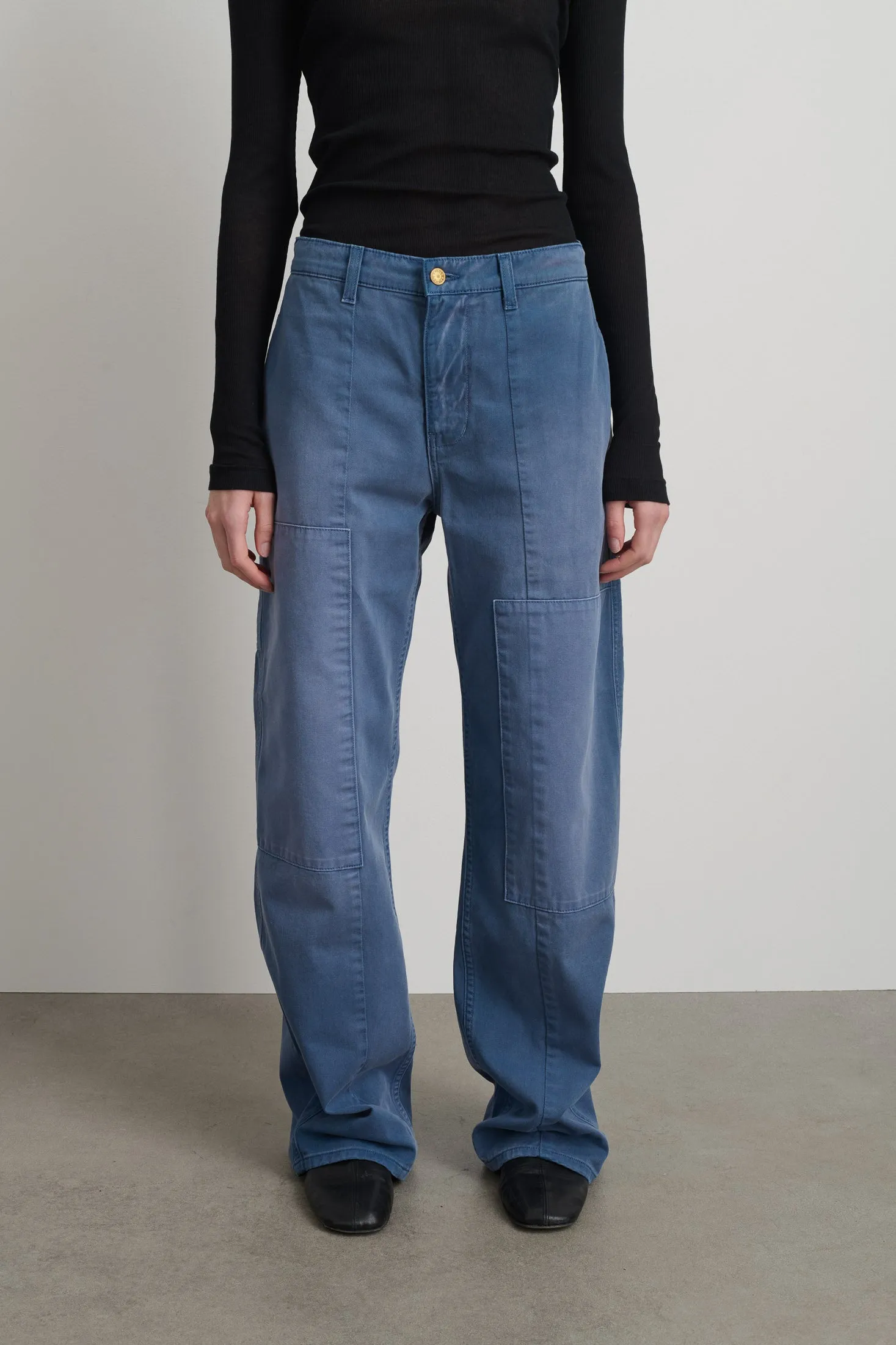 Painter Pant Delft Blue Overdye sold by B Sides Jeans product image thumbnail 5