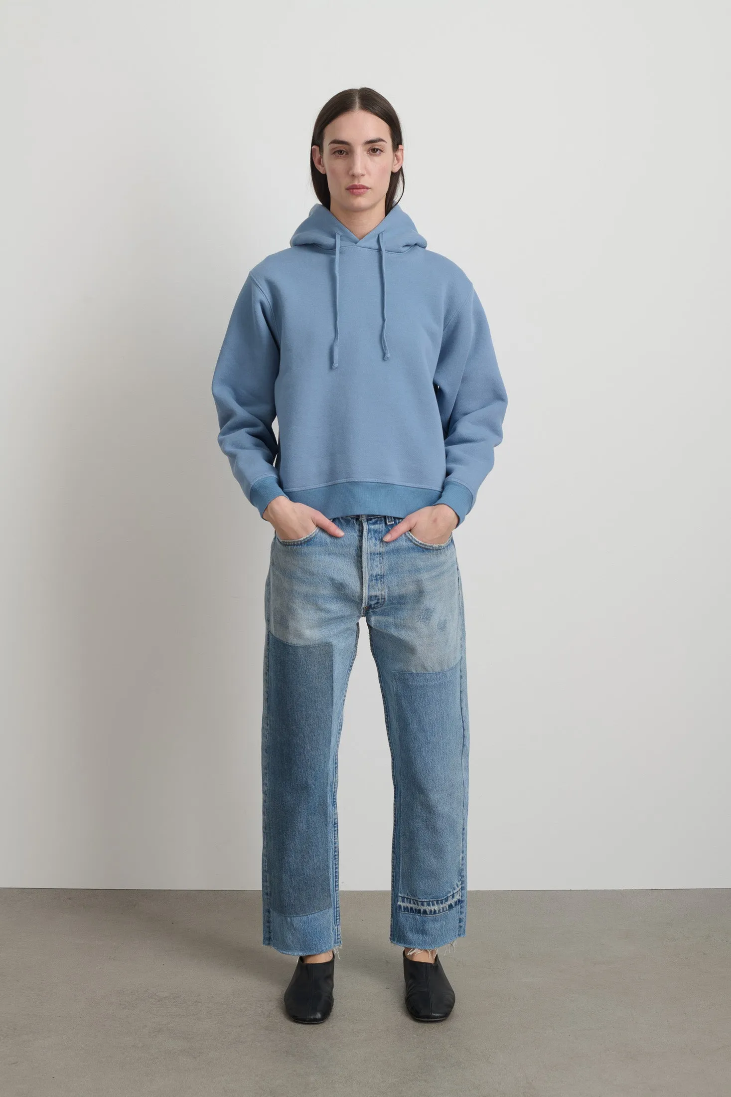 Hoodie Chalk Blue Overdye sold by B Sides Jeans product image thumbnail 3