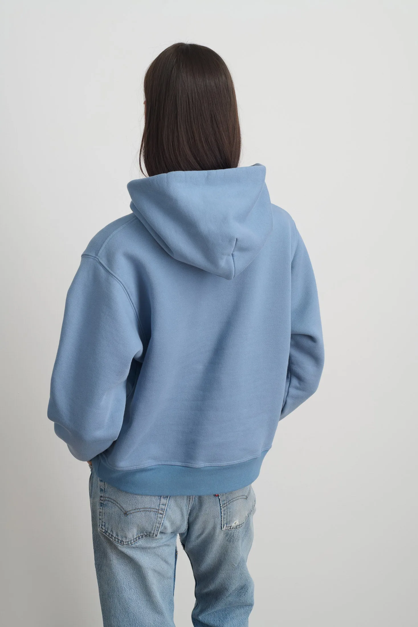 Hoodie Chalk Blue Overdye sold by B Sides Jeans product image thumbnail 2