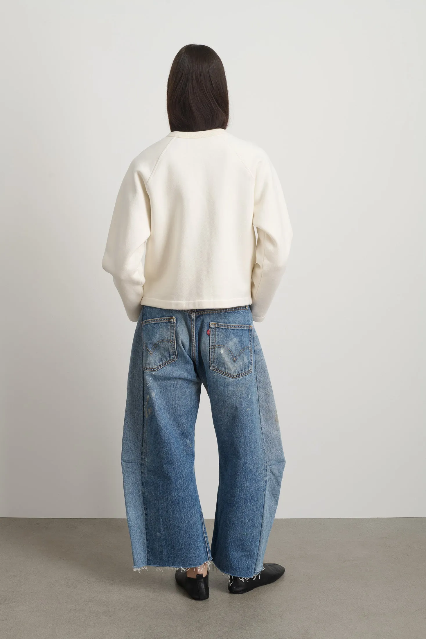 Snap Cardigan Oyster Overdye sold by B Sides Jeans product image thumbnail 5
