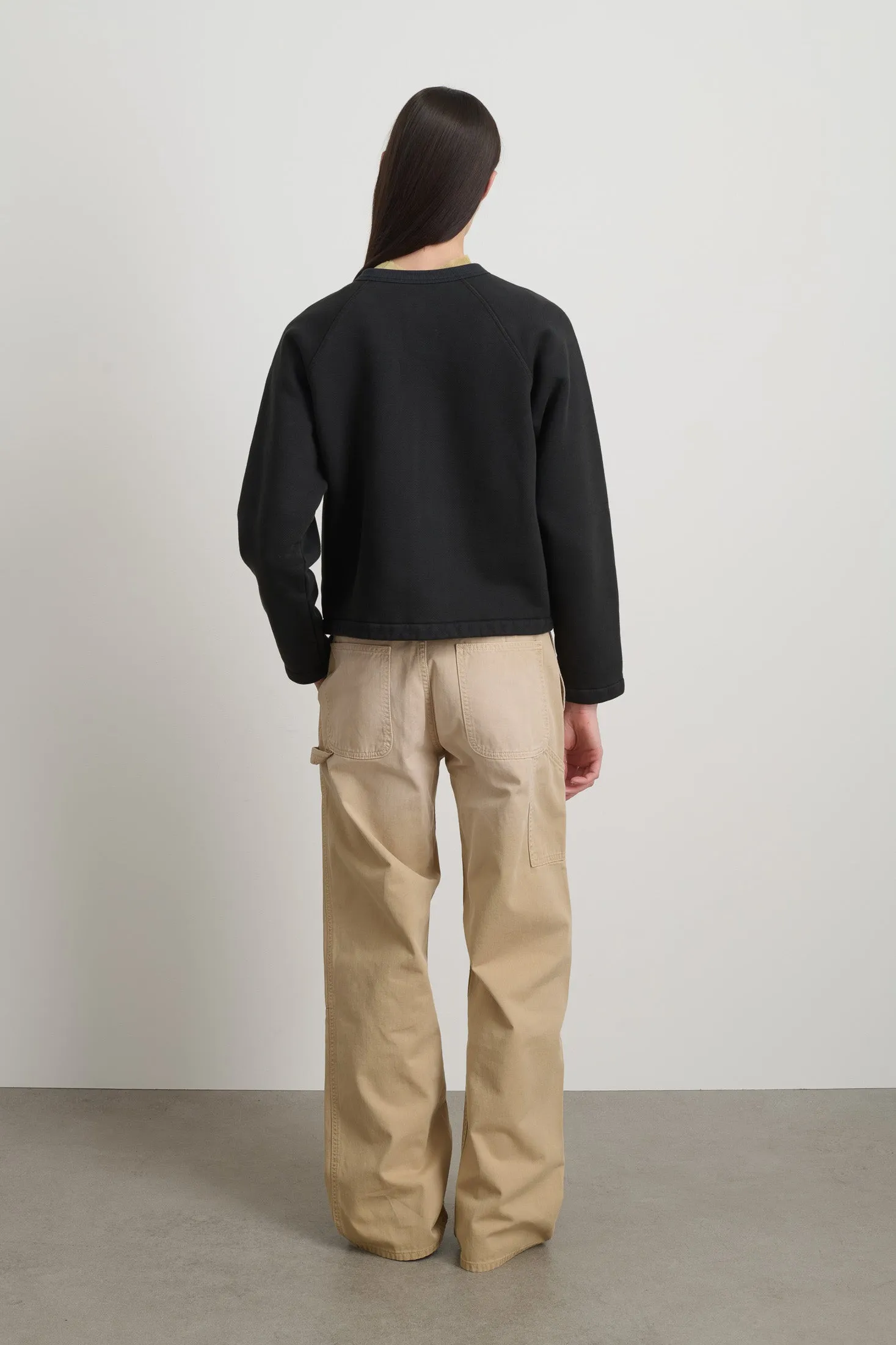 Snap Cardigan Faded Black Overdye sold by B Sides Jeans product image thumbnail 5