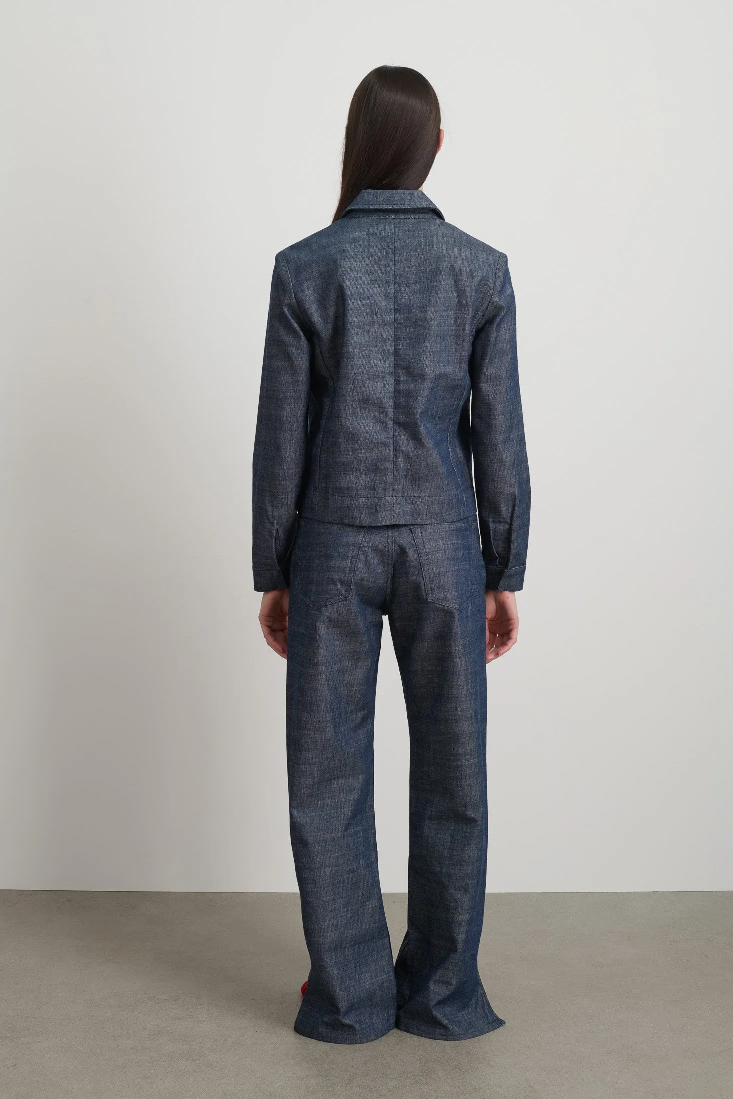 Denim Shirt Jacket Indigo Rinse sold by B Sides Jeans product image thumbnail 5