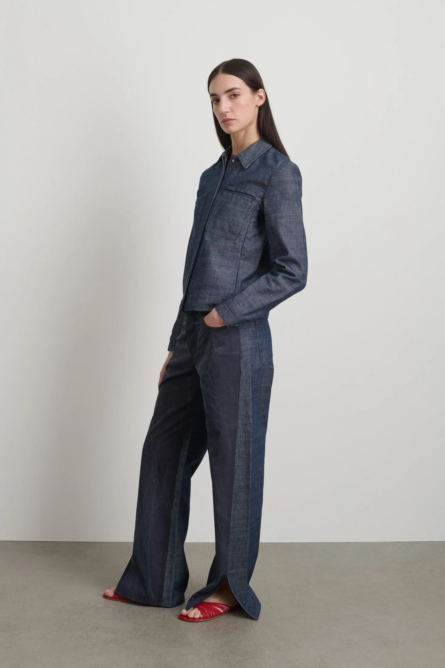 Denim Shirt Jacket Indigo Rinse sold by B Sides Jeans product image thumbnail 4