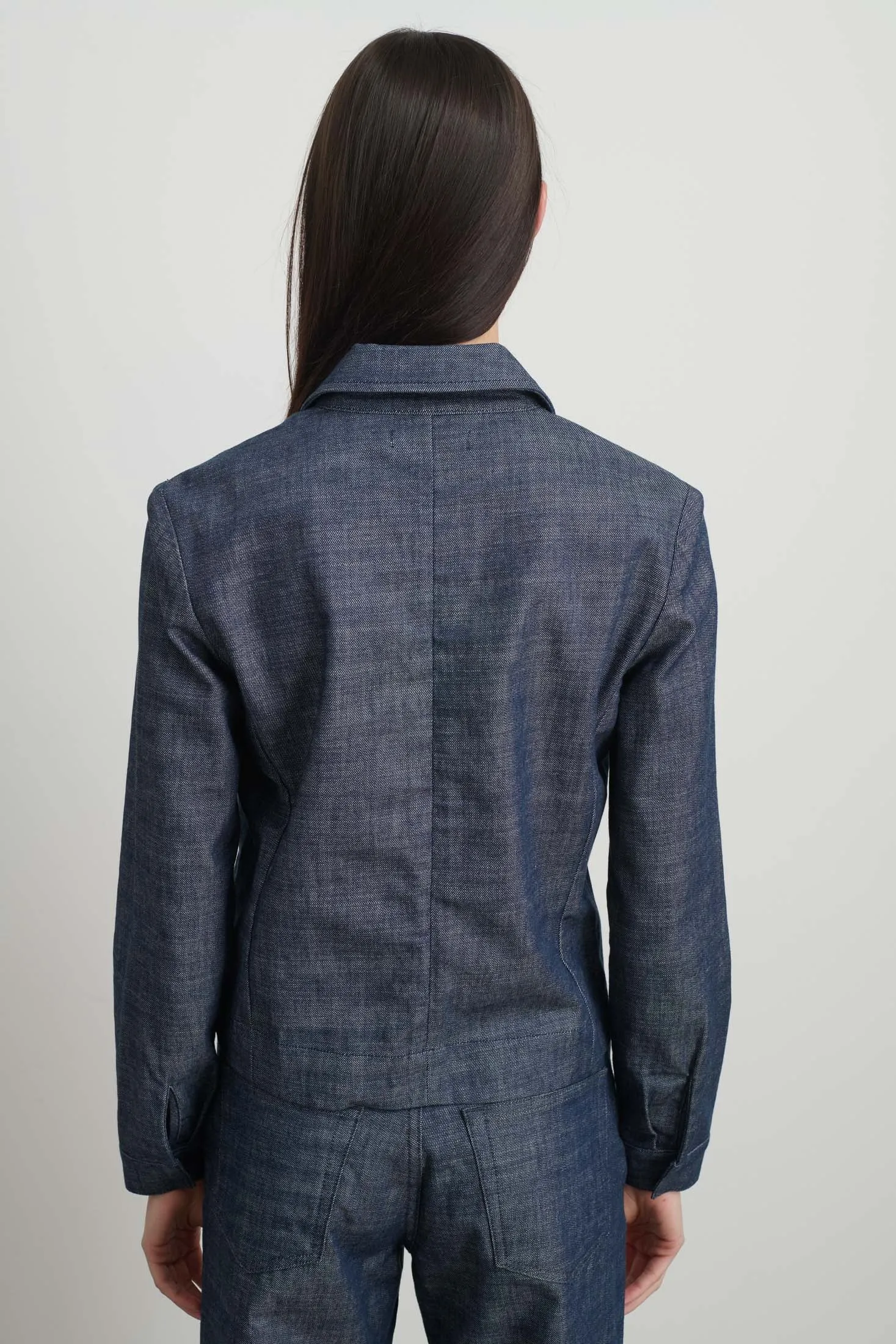 Denim Shirt Jacket Indigo Rinse sold by B Sides Jeans product image thumbnail 2