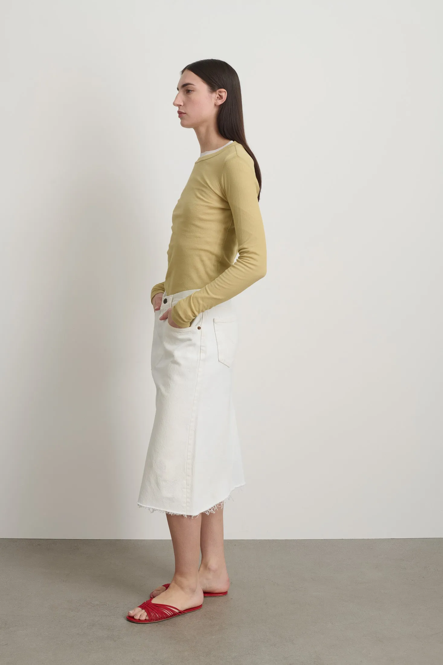 Vintage Skirt Vintage White sold by B Sides Jeans product image thumbnail 2