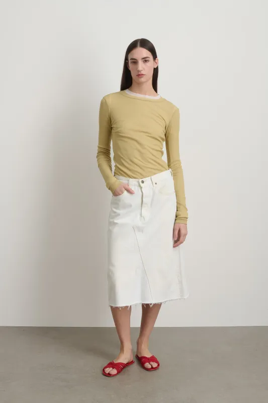 Vintage Skirt Vintage White made by B Sides Jeans