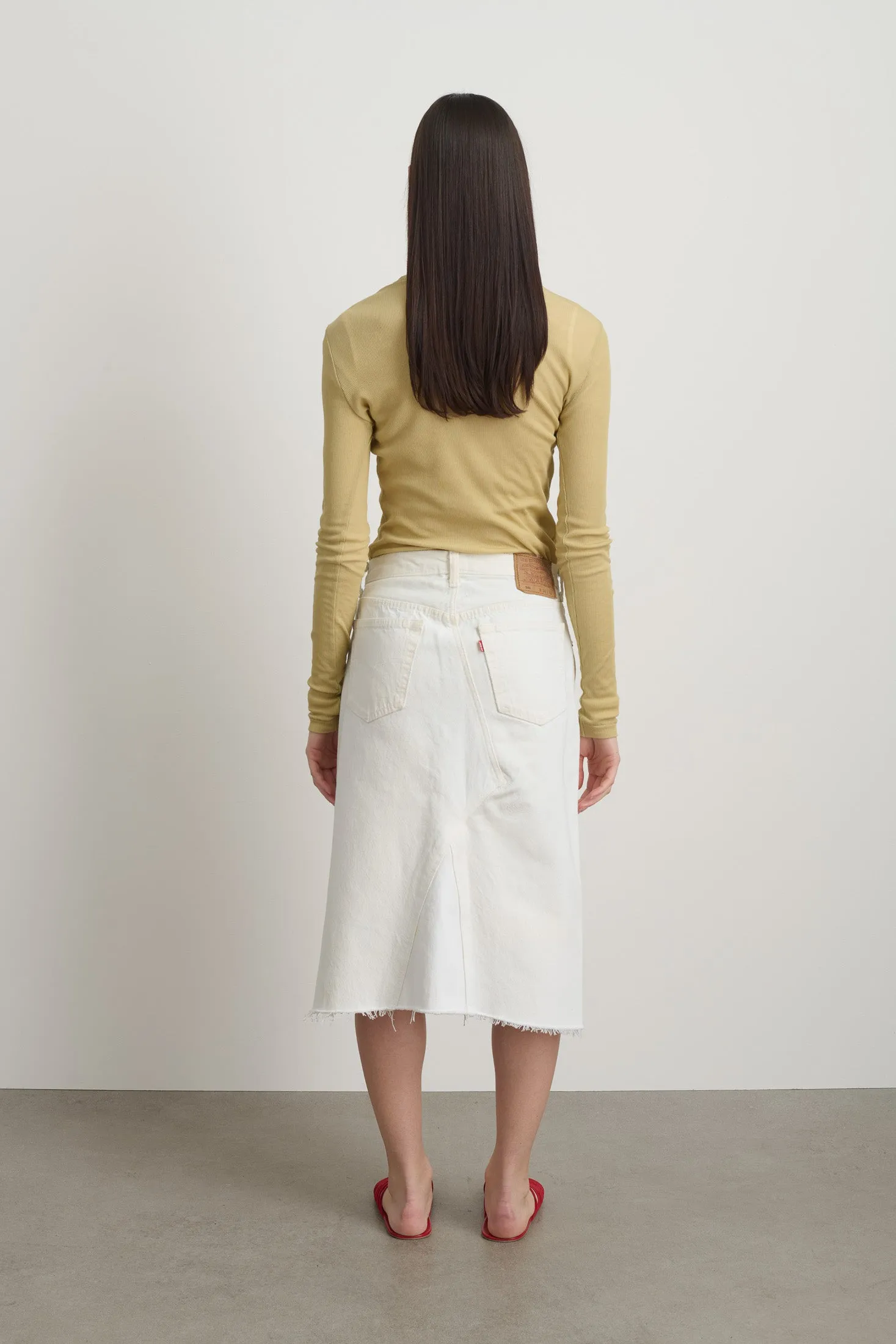Vintage Skirt Vintage White sold by B Sides Jeans product image thumbnail 3