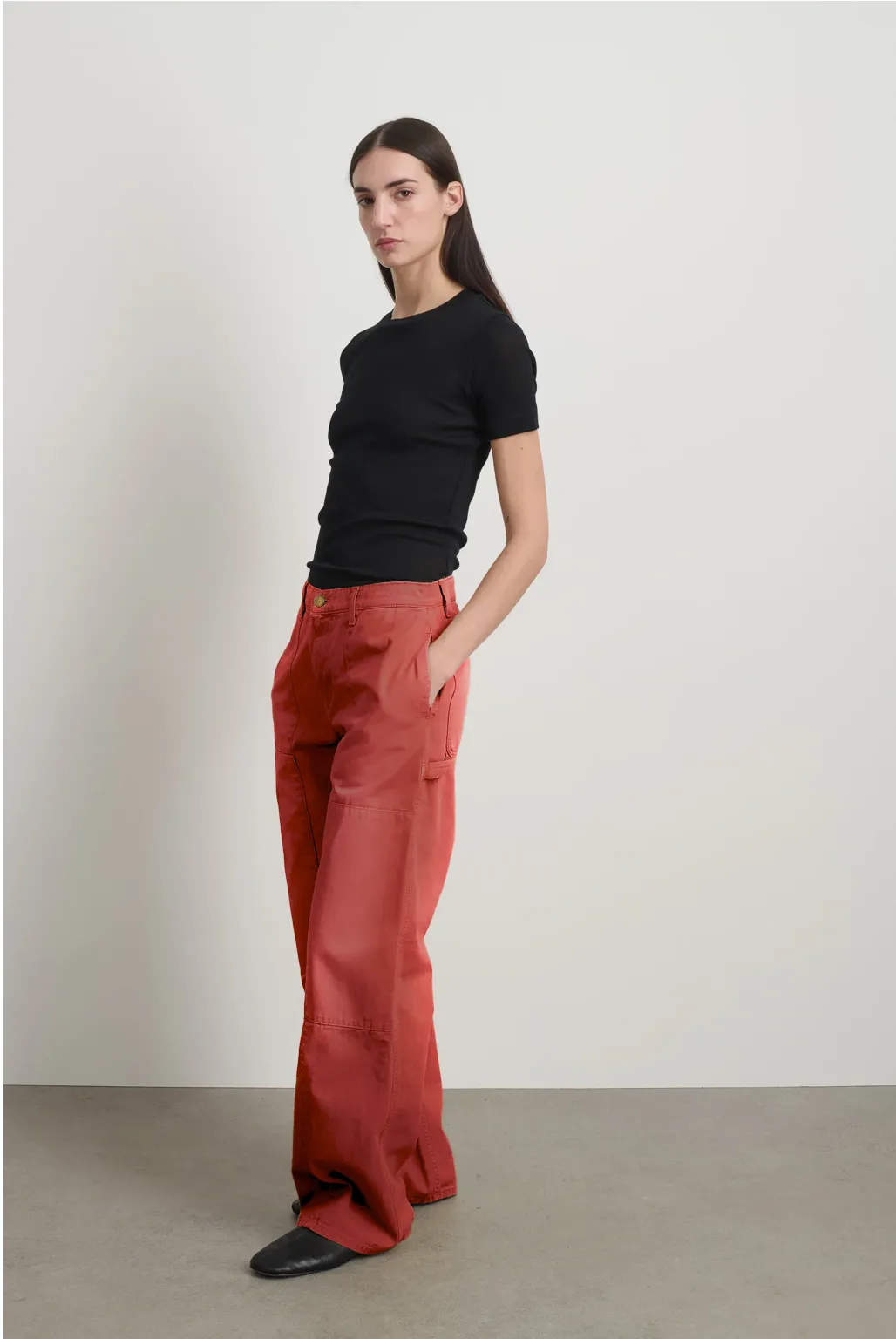 Painter Pant Faded Tomato Overdye sold by B Sides Jeans product image thumbnail 2