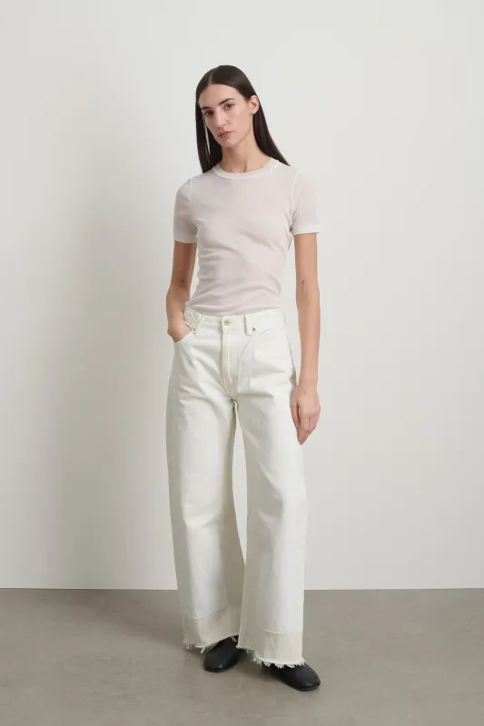 Reworked Culotte Vintage White made by B Sides Jeans