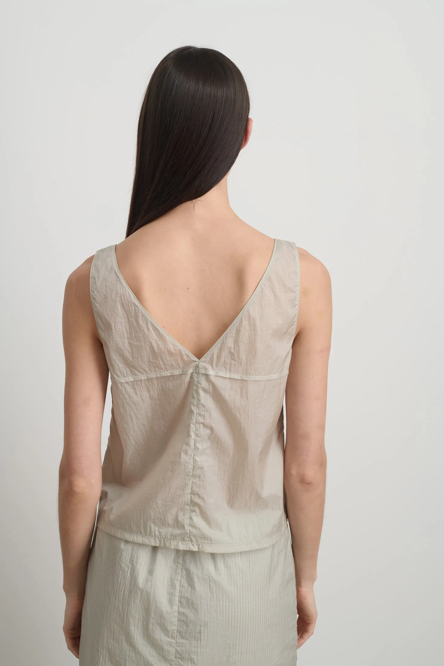 Seamed Camisole Slate sold by B Sides Jeans product image thumbnail 2