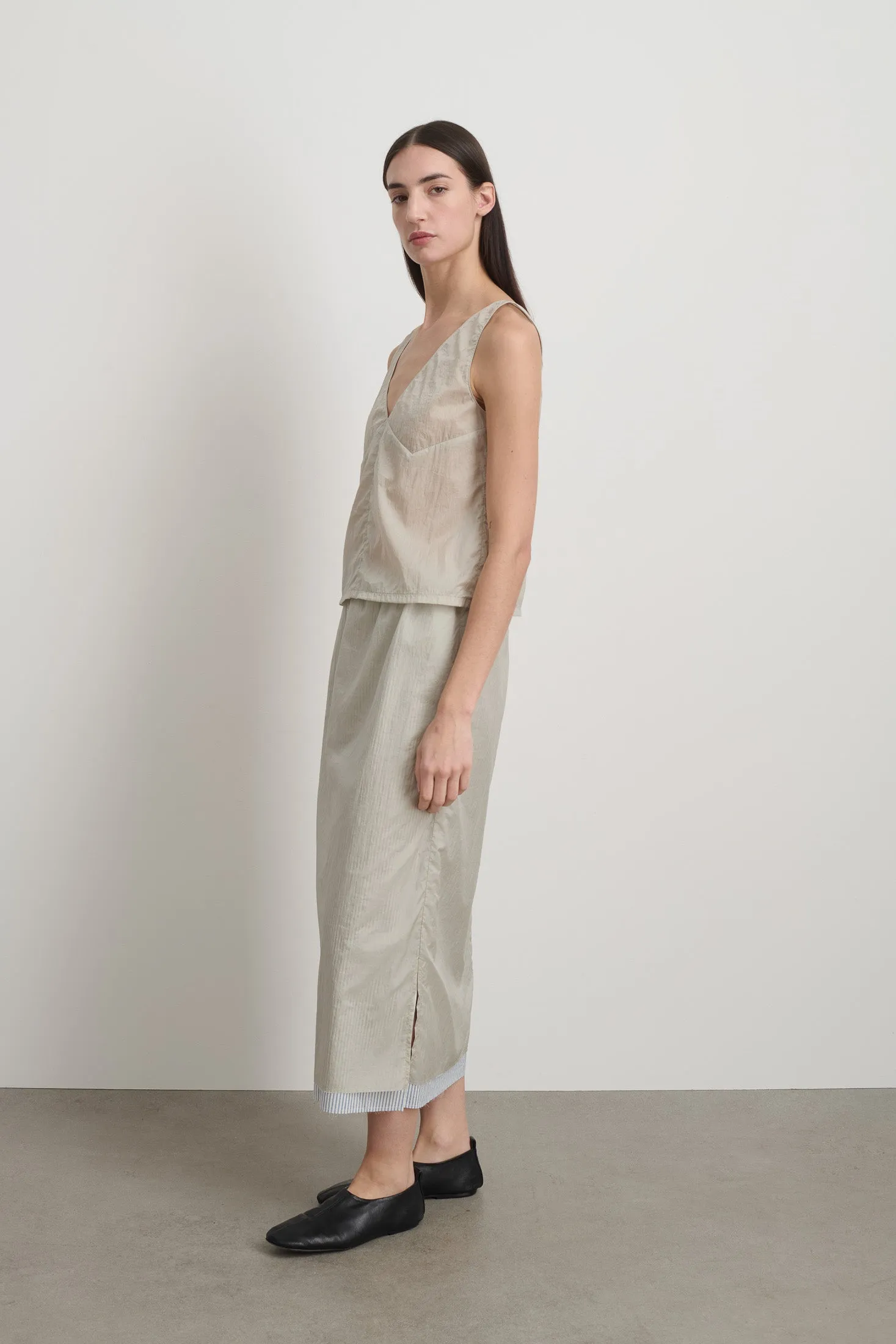 Seamed Camisole Slate sold by B Sides Jeans product image thumbnail 4