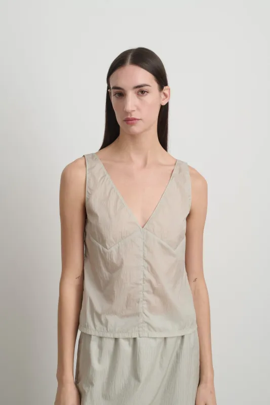 Seamed Camisole Slate made by B Sides Jeans