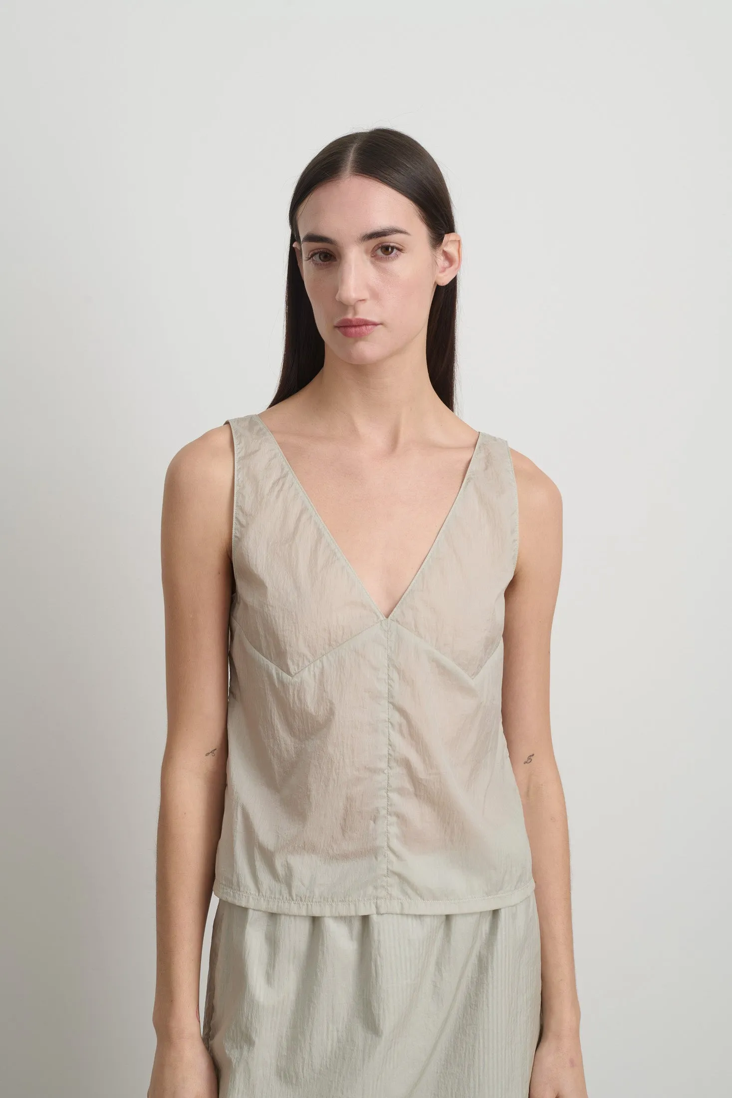 Seamed Camisole Slate sold by B Sides Jeans