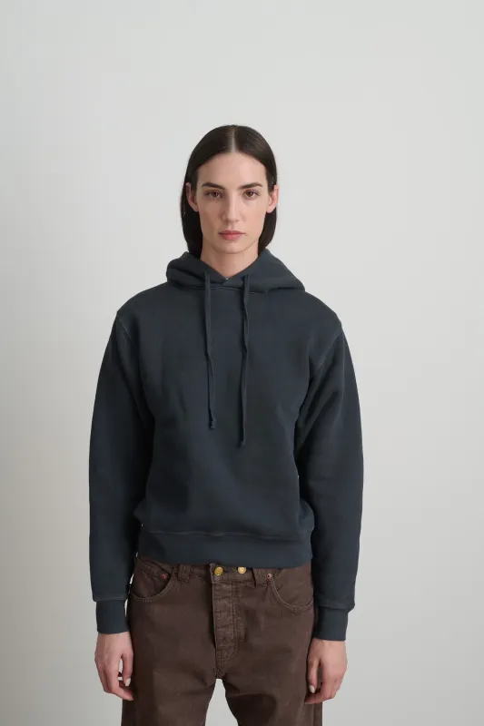 Hoodie Black Overdye made by B Sides Jeans