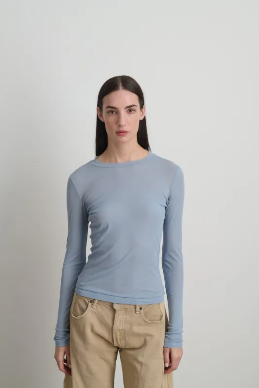 Henri Tee Alpine Blue made by B Sides Jeans