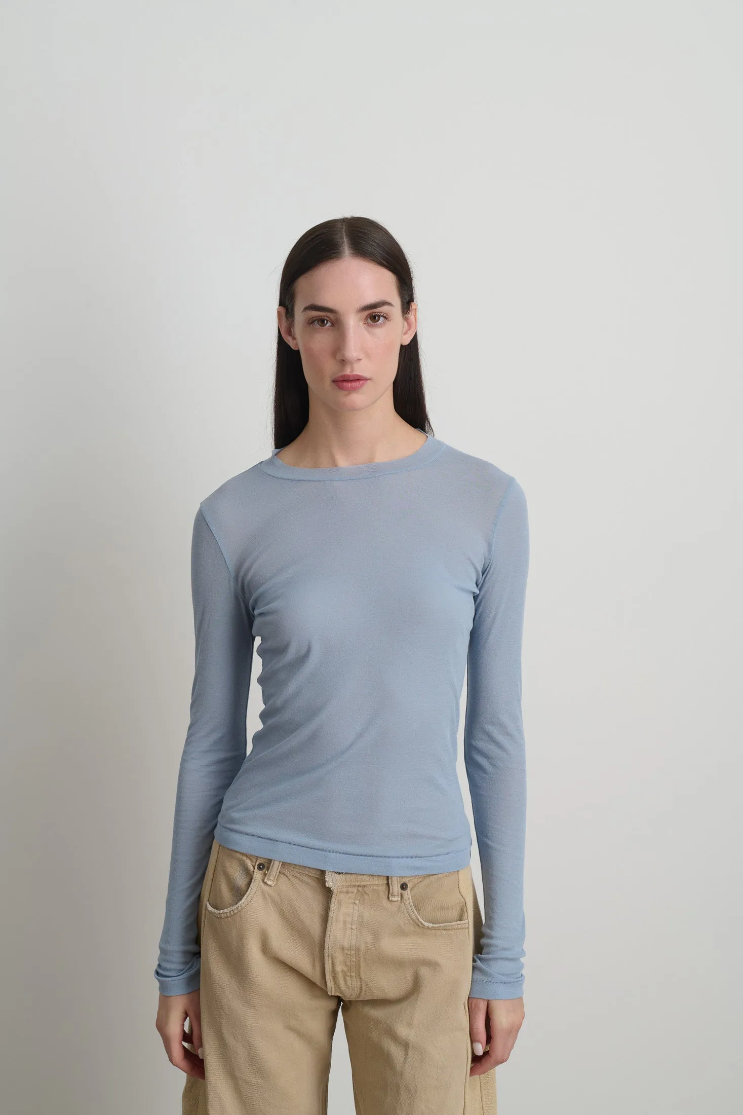 Henri Tee Alpine Blue sold by B Sides Jeans