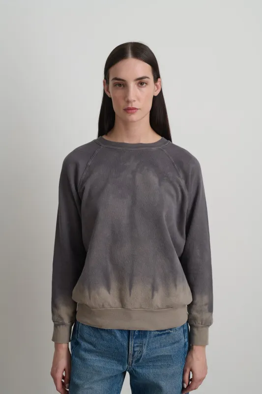Dip Dye Crewneck Sweatshirt made by B Sides Jeans