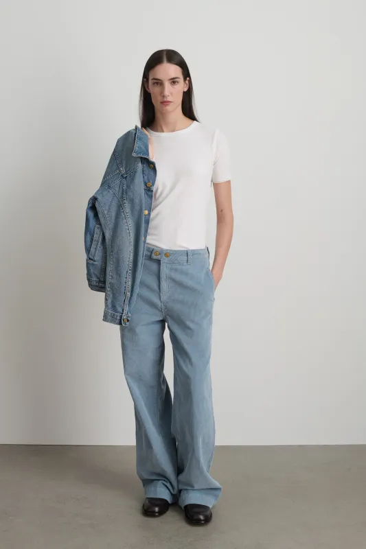 Relaxed Cord Alpine Overdye made by B Sides Jeans