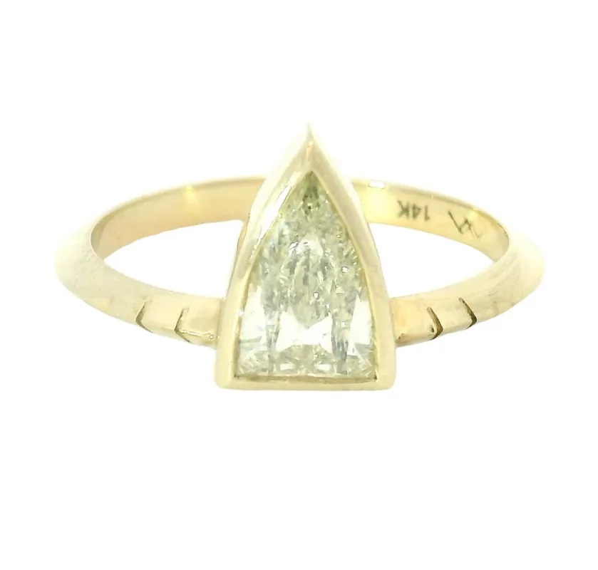 Khayma Diamond Solitaire Ring sold by Young In The Mountains