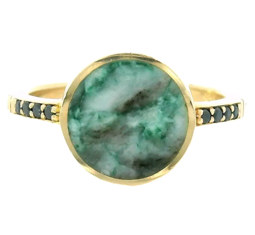 Moon & Stars Ring - Mariposite sold by Young In The Mountains