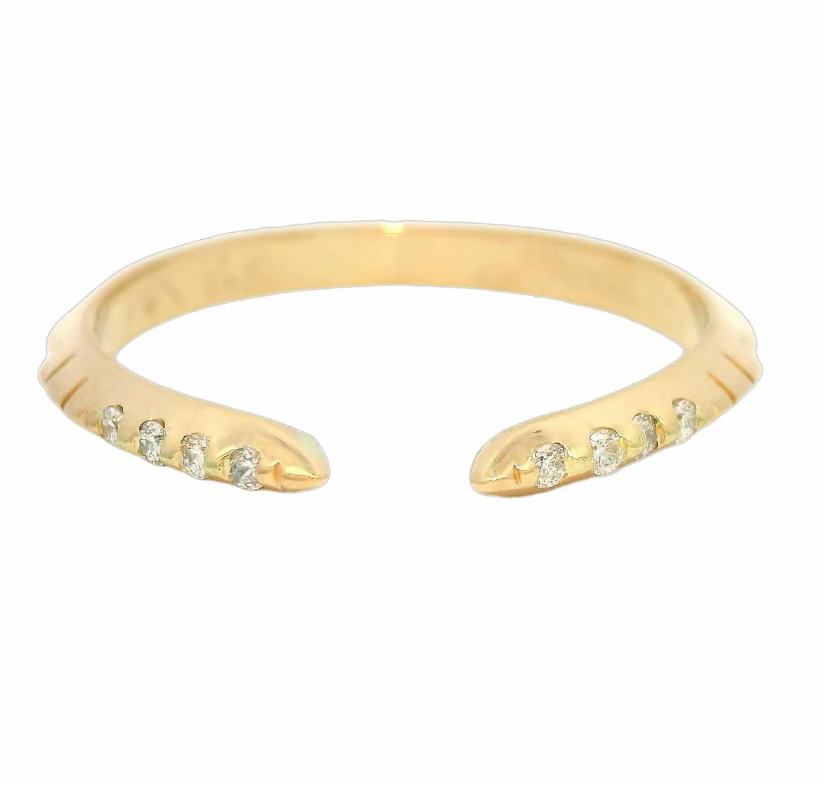 Helena Ring - Pavé Diamond Open Shank sold by Young In The Mountains