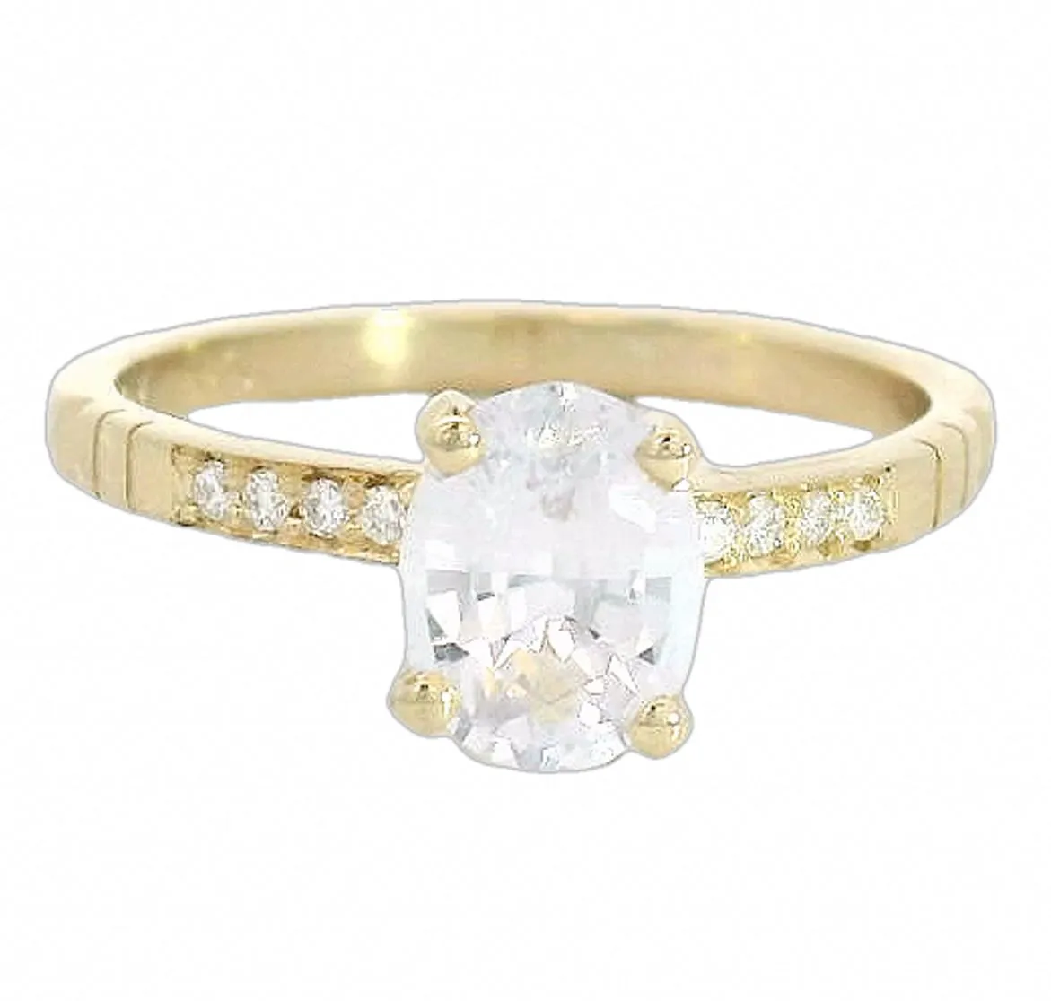 The Arrossire - Montana Sapphire Solitaire Ring sold by Young In The Mountains