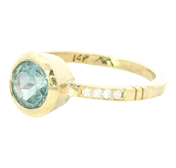 Hortensia Montana Sapphire Solitaire Ring sold by Young In The Mountains product image thumbnail 2