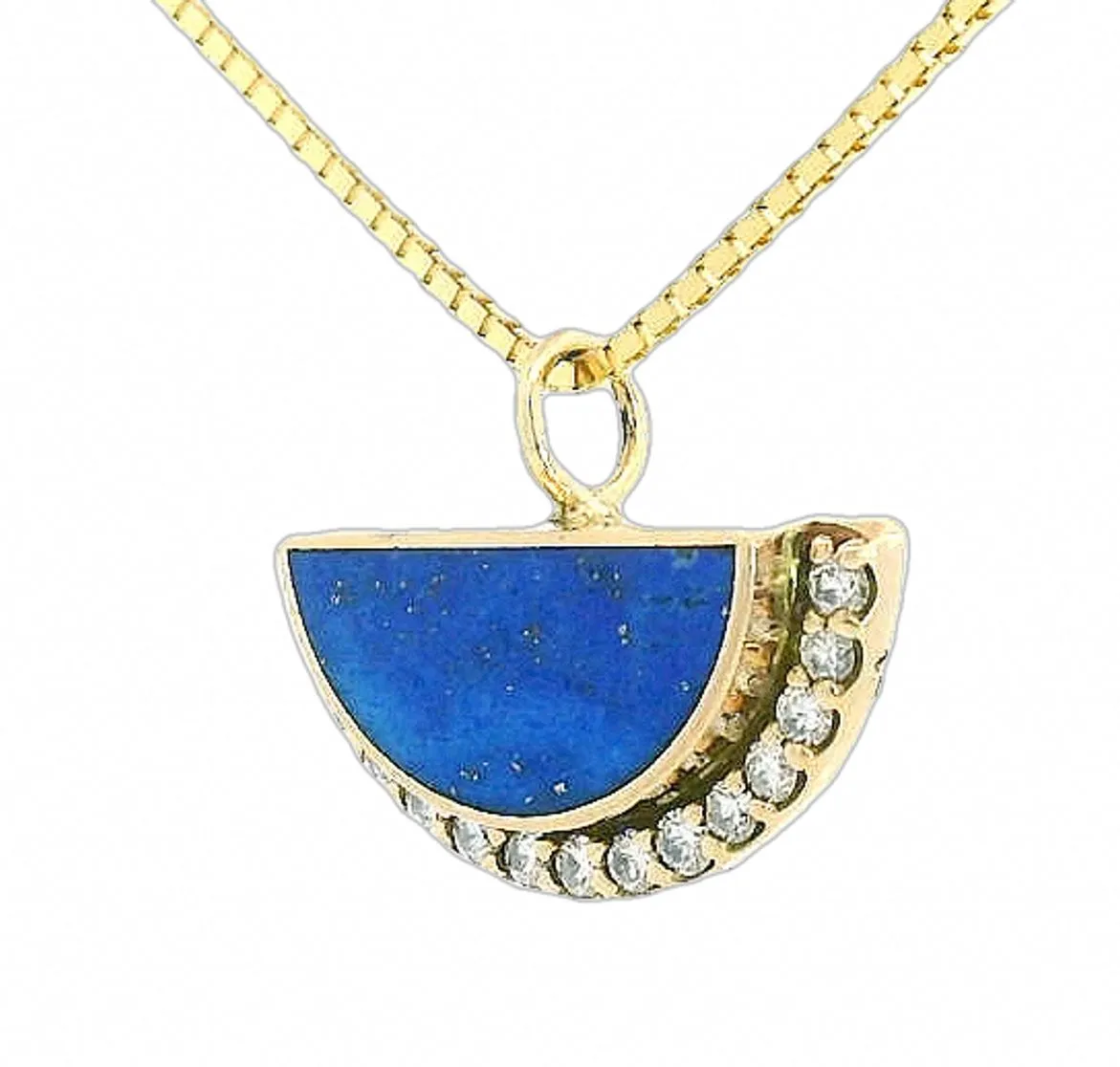 Alba Necklace - Rare Colorado Lapis sold by Young In The Mountains product image thumbnail 2