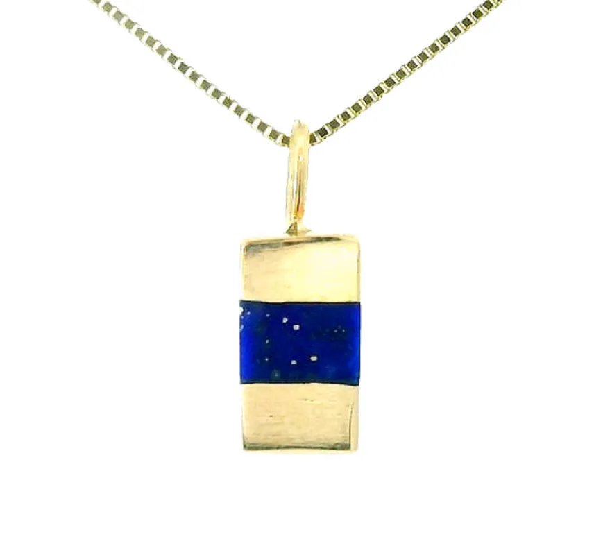 Colorado Lapis Lazuli Keel Necklace sold by Young In The Mountains