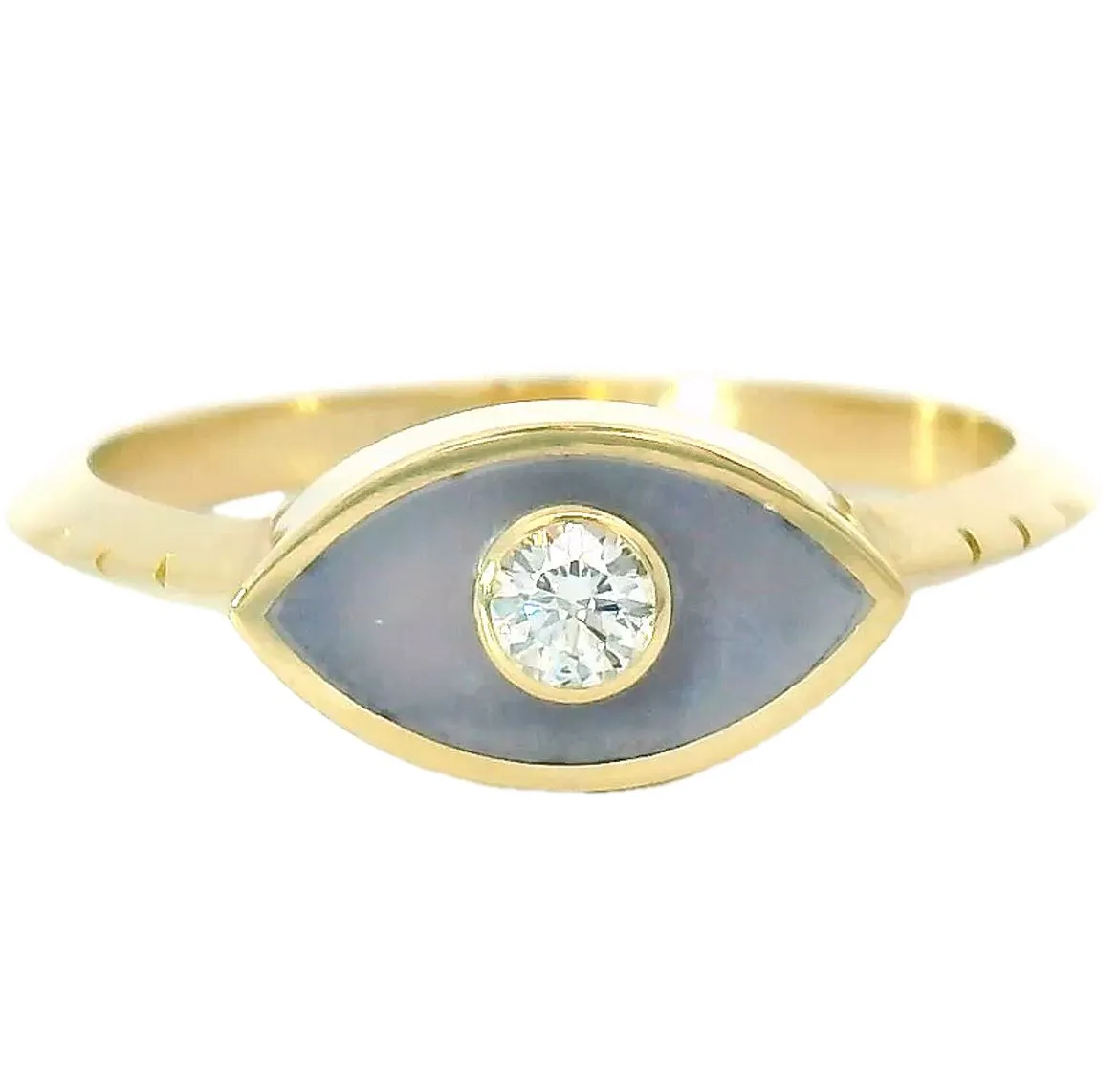 Madison Blue Agate Anja Ring sold by Young In The Mountains