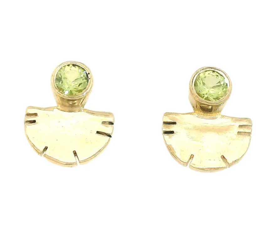 Colorado Peridot Aquilla Stud Earrings sold by Young In The Mountains