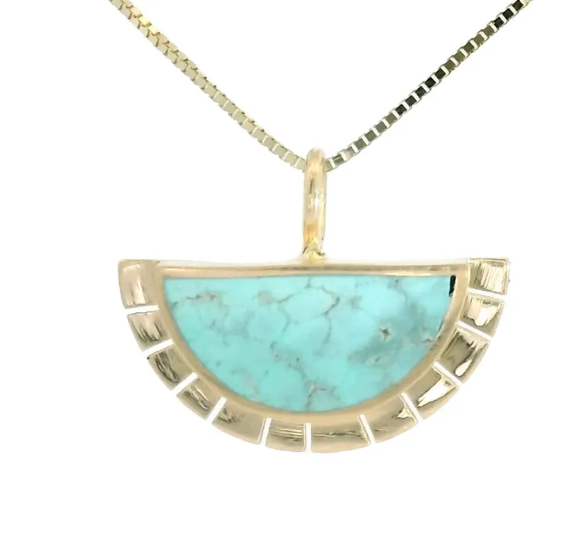 Turquoise Selene Necklace sold by Young In The Mountains
