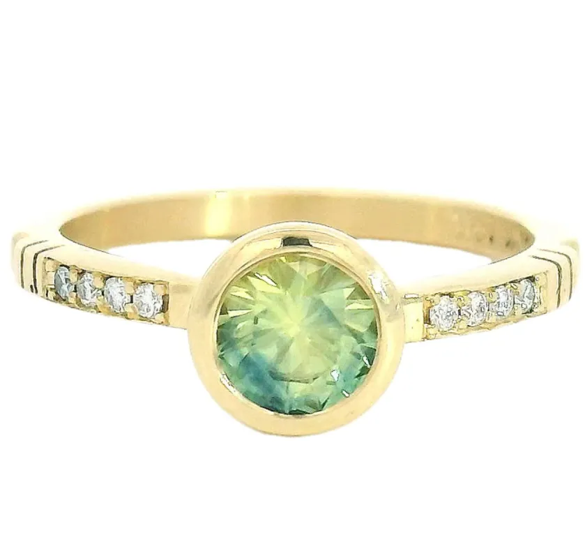 Suisaiga Montana Sapphire Solitaire Ring sold by Young In The Mountains