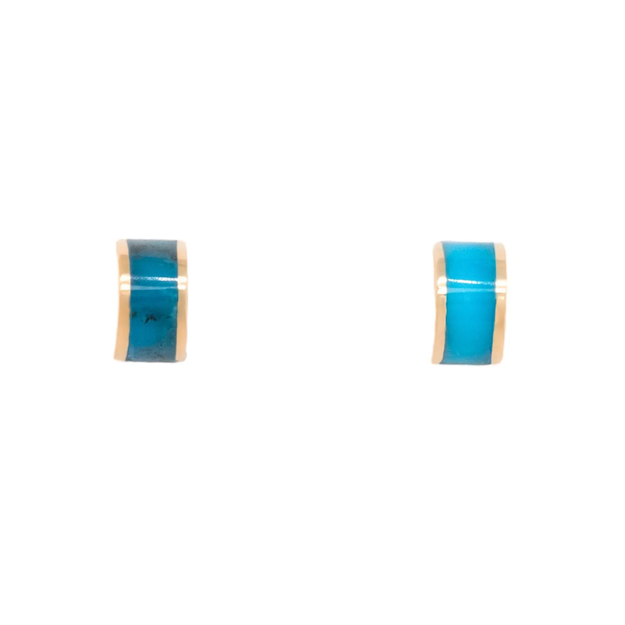 Luna Stud Earrings - Kingman Turquoise sold by Young In The Mountains