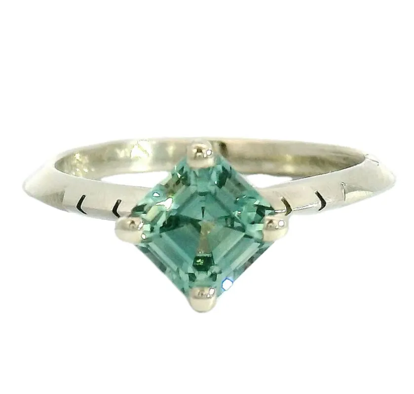 Ledenjak Montana Sapphire Solitaire Ring sold by Young In The Mountains