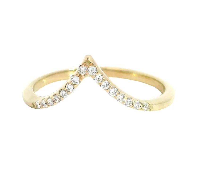 White Diamond Zenith Ring Band sold by Young In The Mountains