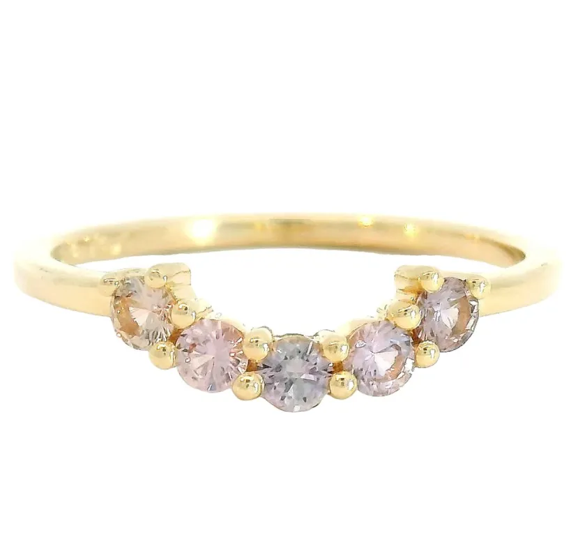 Arco De Vella Montana Sapphire Ring - Pink sold by Young In The Mountains