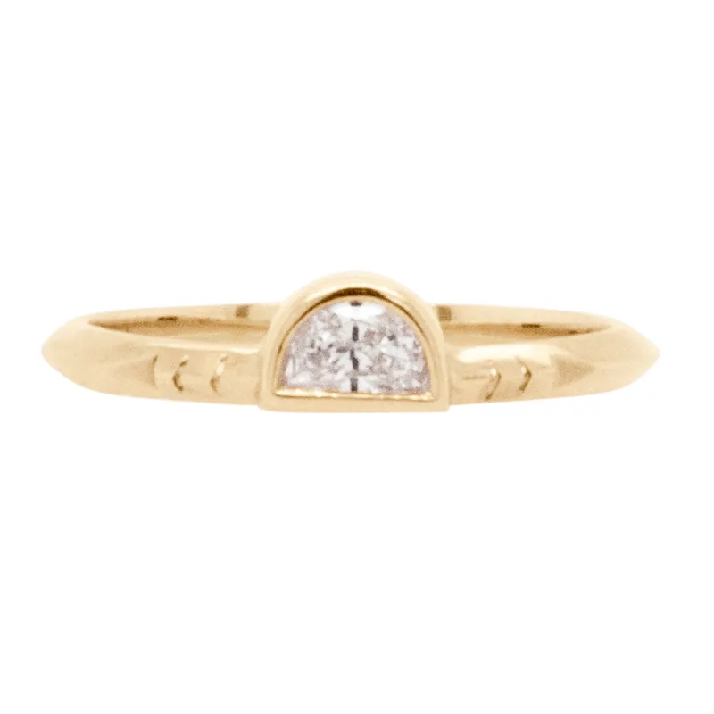 Asahi Solitaire Ring sold by Young In The Mountains