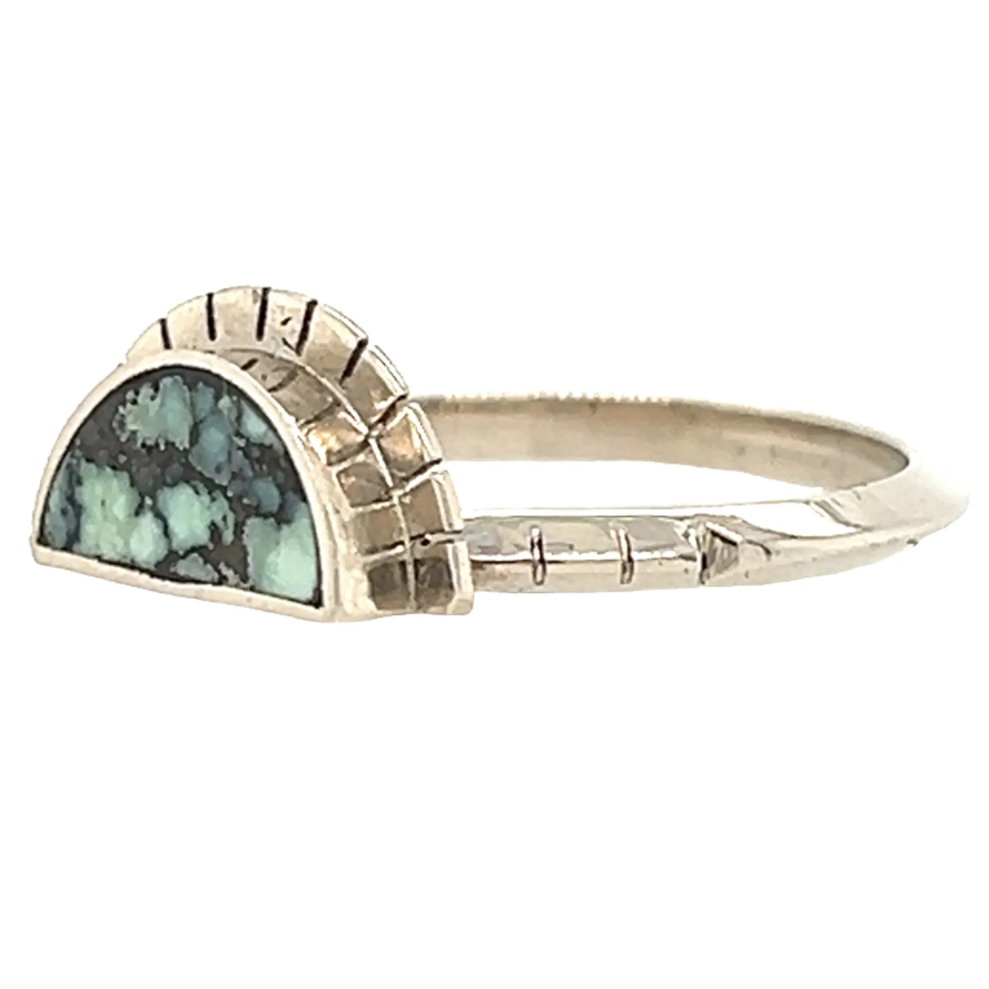 Angel Wing Variscite Selene Ring sold by Young In The Mountains product image thumbnail 2