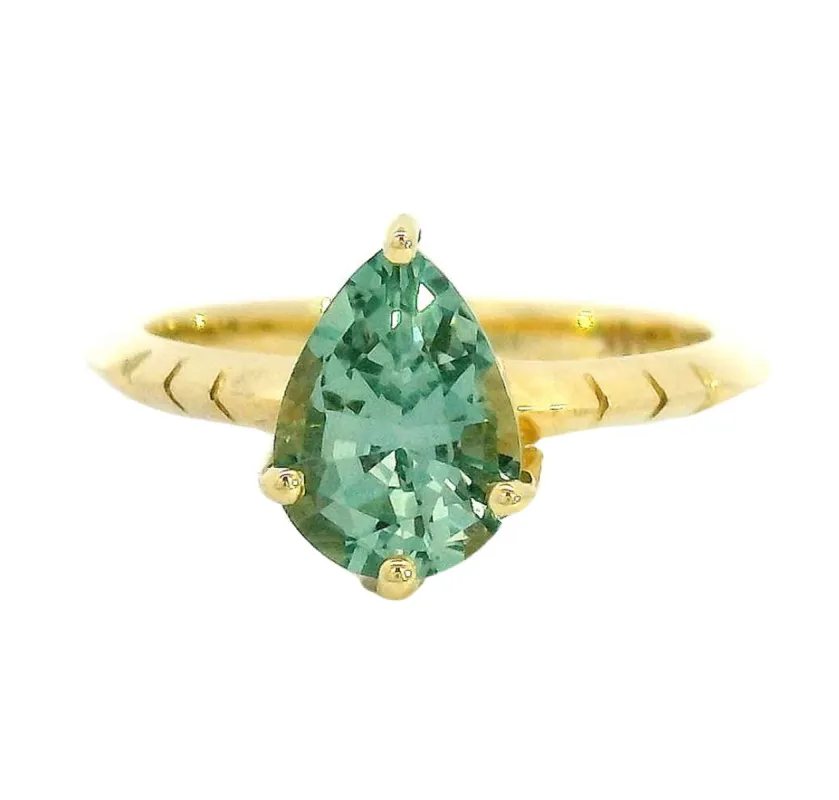 Madari Montana Sapphire Solitaire sold by Young In The Mountains