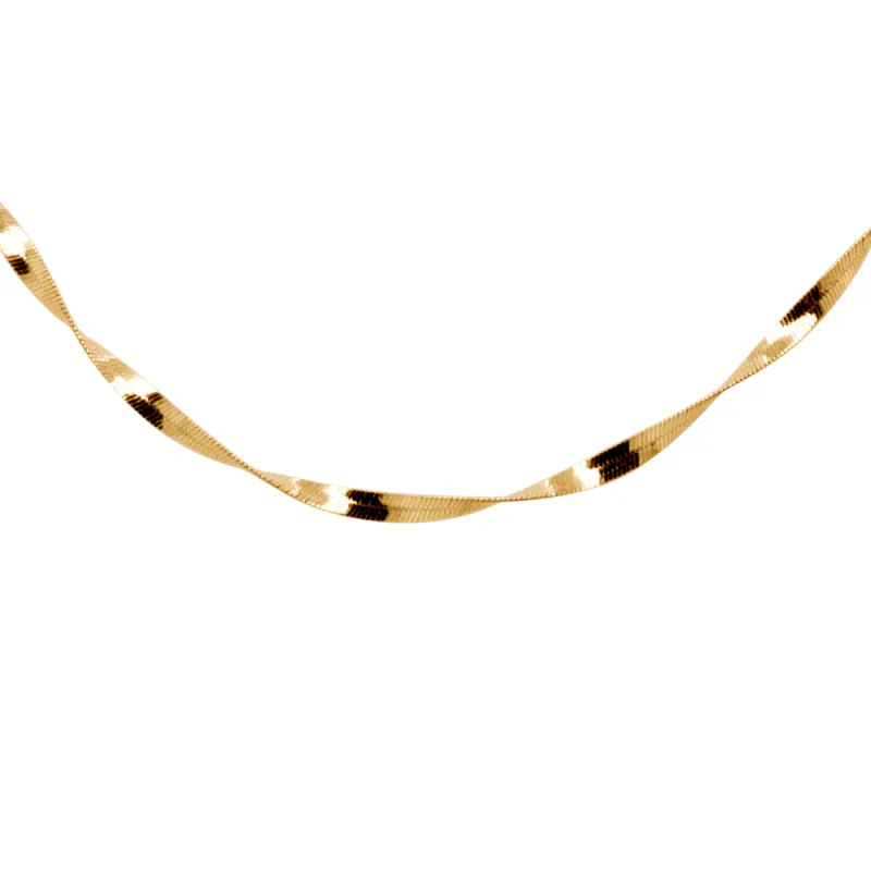 Twisted Herringbone Chain made by Young In The Mountains